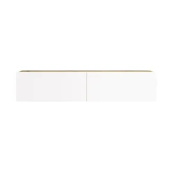 Mobile porta TV Principi, 140x32 h29 cm, Quercia e Bianco<Dmora Shop