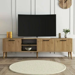 Mobile porta TV Rosita, 180x35 h53 cm,<Dmora Outlet