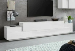 Mobile porta TV Tiche, cm 240x45h52,<Dmora Online
