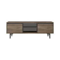 Mobile porta TV Toscana, 140x36 h48 cm, Marrone e Antracite<Dmora Store