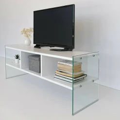 Mobile porta TV Winifred, 120x35h45 cm,<Dmora Shop