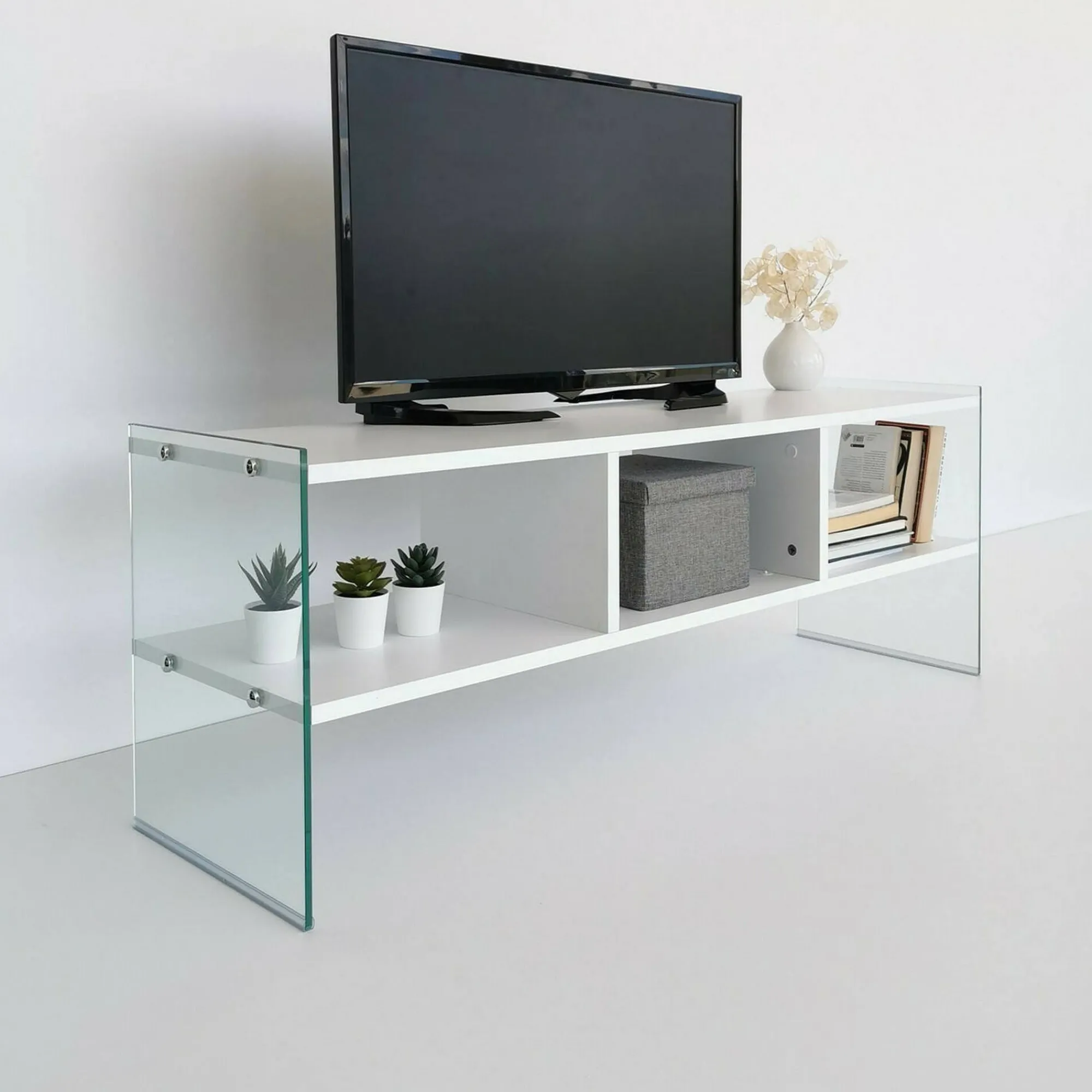 Mobile porta TV Winifred, 120x35h45 cm,<Dmora Shop
