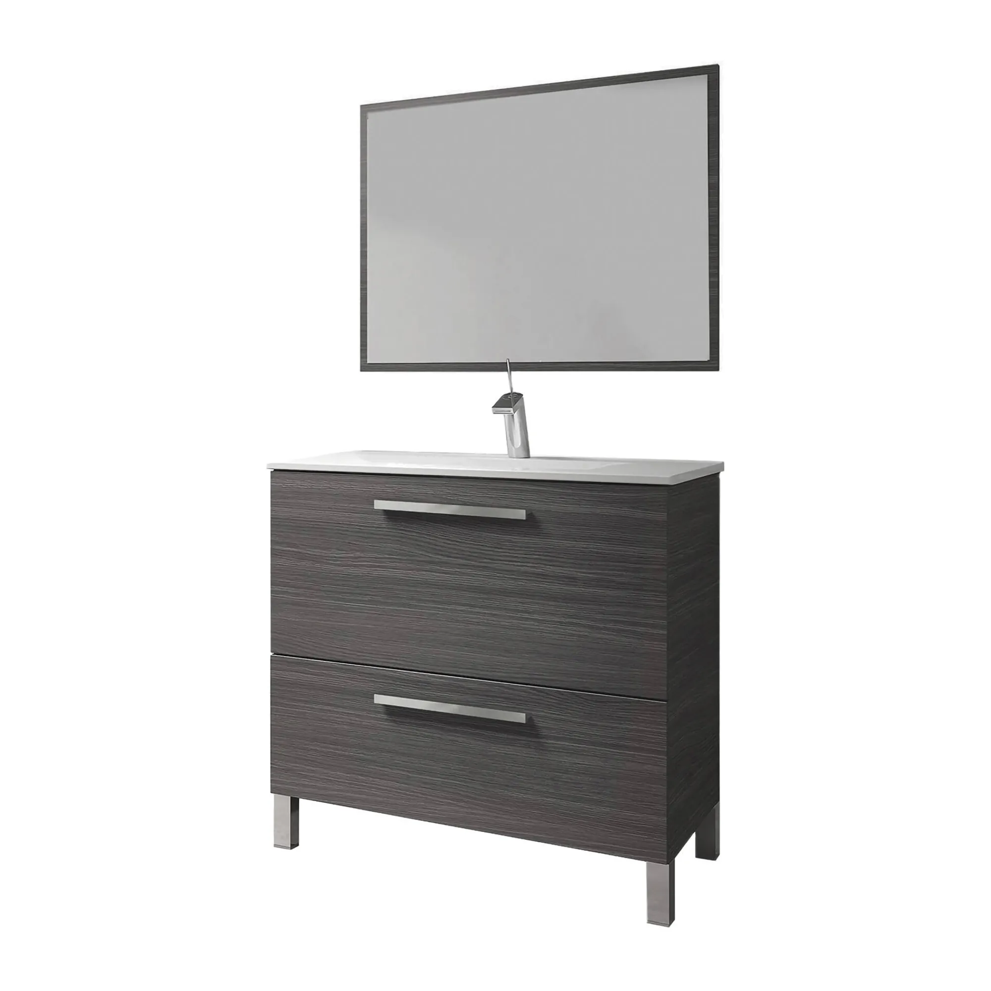 Mobile sottolavabo Abel, 80x45h80 cm,<Dmora Shop