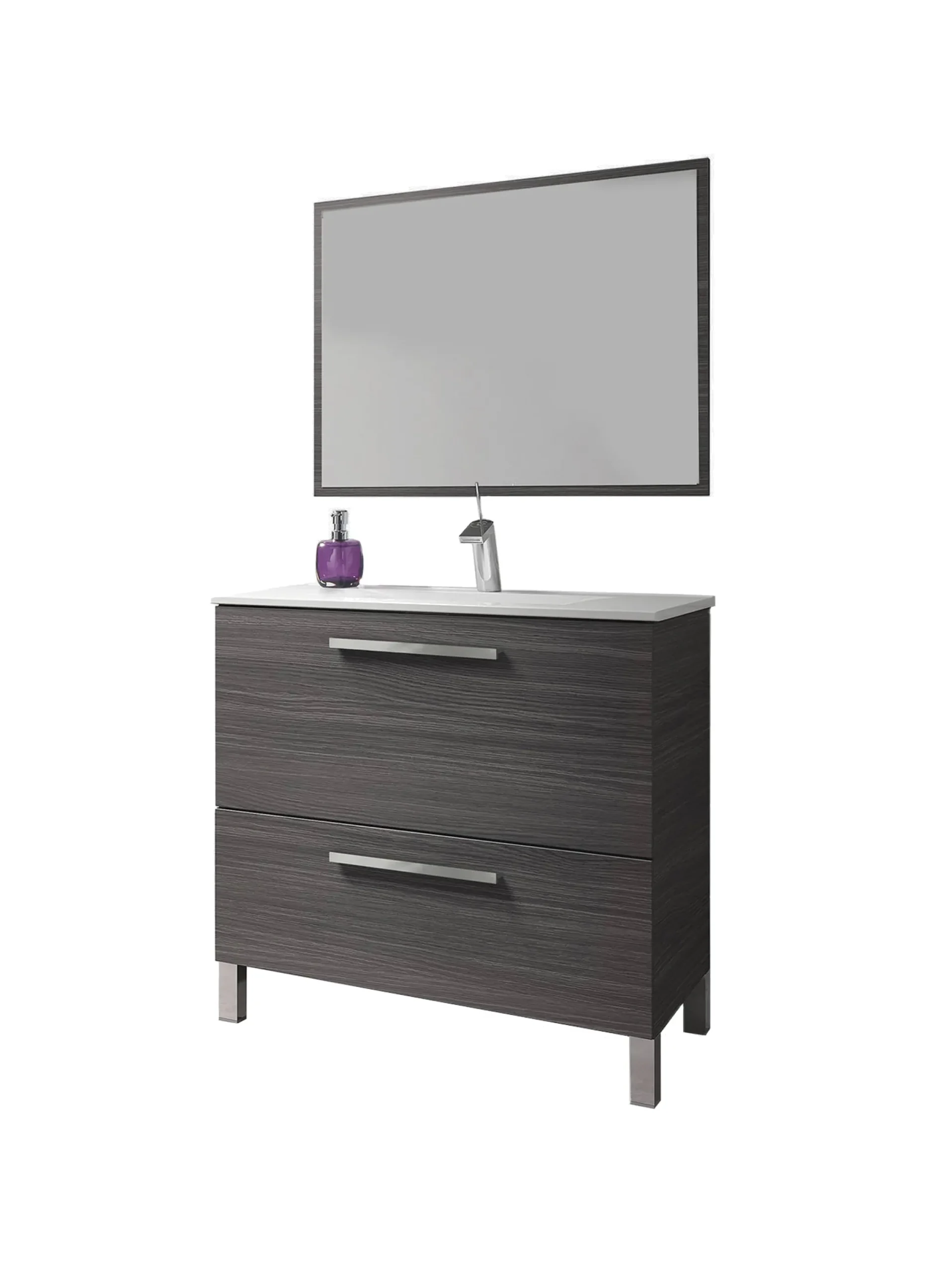 Mobile sottolavabo Abel, 80x45h80 cm,<Dmora Shop