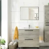 Mobile sottolavabo Abissalino, 80x45h80 cm,<Dmora Fashion