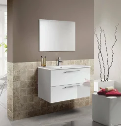 Mobile sottolavabo Albino, 80x45h57 cm,<Dmora Hot