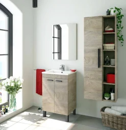 Mobile sottolavabo Almenia, 50x40h80 cm,<Dmora Shop