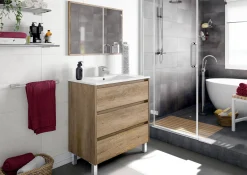 Mobile sottolavabo Dgadd, 80x45h86 cm,<Dmora Store