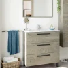 Mobile sottolavabo Elleboro, 80x45h86 cm,<Dmora Online