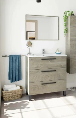 Mobile sottolavabo Elleboro, 80x45h86 cm,<Dmora Online