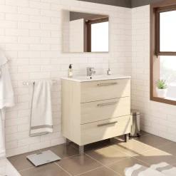 Mobile sottolavabo Elleboro, 80x45h86 cm,<Dmora Best Sale