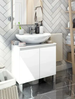 Mobile sottolavabo Jerome, 60x40 h64 cm,<Dmora Cheap
