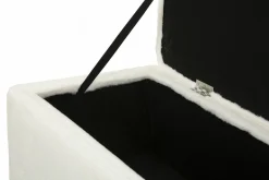 Panca Aiano, 112x42 h50 cm, Bianco e Oro<Dmora Store