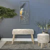 Panca Art, 66x34 h42 cm,<Dmora Clearance