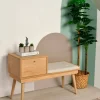Panca Asolo, 40x105h45 cm, Quercia e Crema<Dmora Cheap