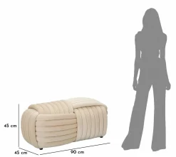 Panca Calcea, 90x45 h45 cm,<Dmora Outlet