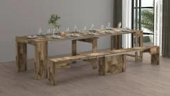 Panca Yutu, 290x25h45 cm,<Dmora Store