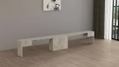 Panca Yutu, 290x25h45 cm,<Dmora Cheap