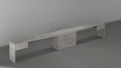 Panca Yutu, 290x25h45 cm,<Dmora Best
