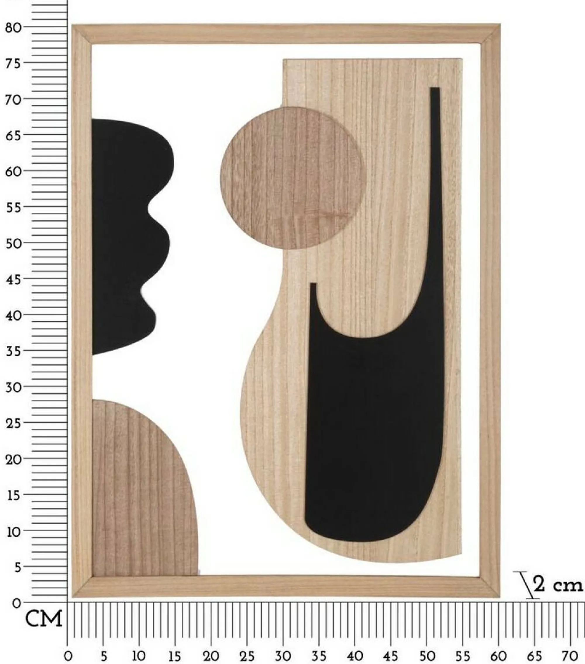 Pannello decorativo Painters, 60x2 h80 cm,<Dmora Clearance