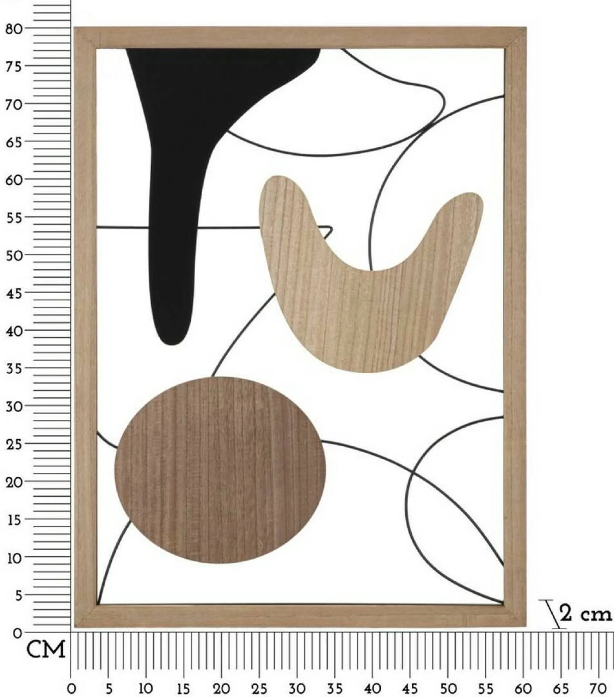 Pannello decorativo Pleinair, 60x2 h80 cm,<Dmora New