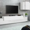 Parete attrezzata Alaskino, cm 240x45h180,<Dmora Best Sale