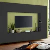 Parete attrezzata Amel, cm 260x30h180,<Dmora Discount