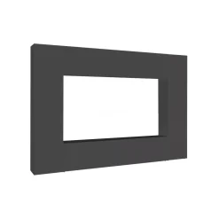 Parete attrezzata Amel, cm 260x30h180,<Dmora Discount