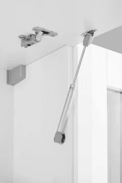 Parete attrezzata Amel, cm 260x30h180,<Dmora Online