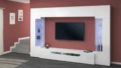 Parete attrezzata Arga, cm 290x40h191,<Dmora Best