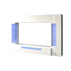 Parete attrezzata Arga, cm 290x40h191,<Dmora Best
