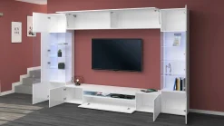 Parete attrezzata Arga, cm 290x40h191,<Dmora Best