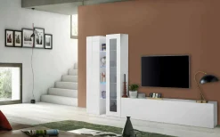 Parete attrezzata Arin, cm 280x30h180,<Dmora Fashion