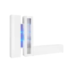 Parete attrezzata Arin, cm 280x30h180,<Dmora Fashion
