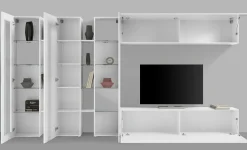 Parete attrezzata Atta, cm 340x30h180,<Dmora Best