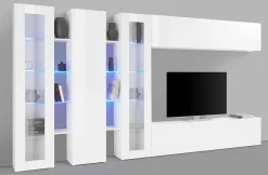 Parete attrezzata Atta, cm 340x30h180,<Dmora Best
