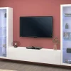 Parete attrezzata Dduc, cm 260x30h180,<Dmora Cheap