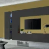 Parete attrezzata Enstatite, cm 280x30x180,<Dmora Online