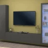 Parete attrezzata Felicina, cm 260x30h180,<Dmora Best