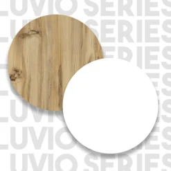 Parete attrezzata Francois, 175x27 h25 cm, Quercia e Bianco<Dmora Store