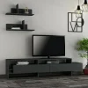 Parete attrezzata Huko, 180x32 h42 cm,<Dmora Discount