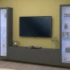 Parete attrezzata Leda, cm 260x30h180,<Dmora Hot