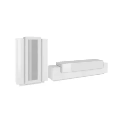 Parete attrezzata Maja, cm 280x45h120,<Dmora Flash Sale