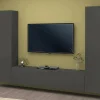 Parete attrezzata Natasha, cm 260x30h180,<Dmora Online