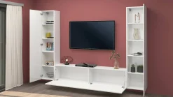 Parete attrezzata Natasha, cm 260x30h180,<Dmora Flash Sale