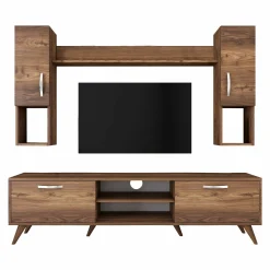 Parete attrezzata Tino, 180x35 h49 cm,<Dmora Flash Sale