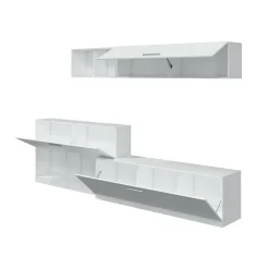 Parete attrezzata Vobarno, 260x41h222 cm,<Dmora Clearance