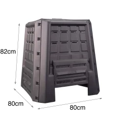 Pattumiera Gina, 80x80h82 cm,<Dmora Discount