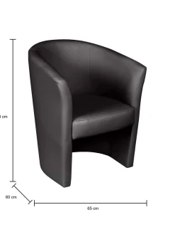 Poltrona Ago, 64x63h76 cm,<Dmora Flash Sale