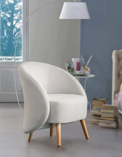 Poltrona Alla, Cm 70x60h80,<Dmora Outlet